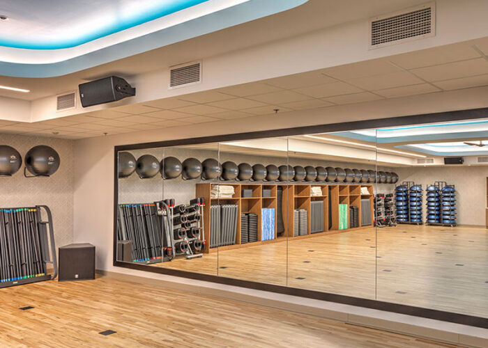 Recreational Project | Featured Project: Rochester Athletic Club fitness floor